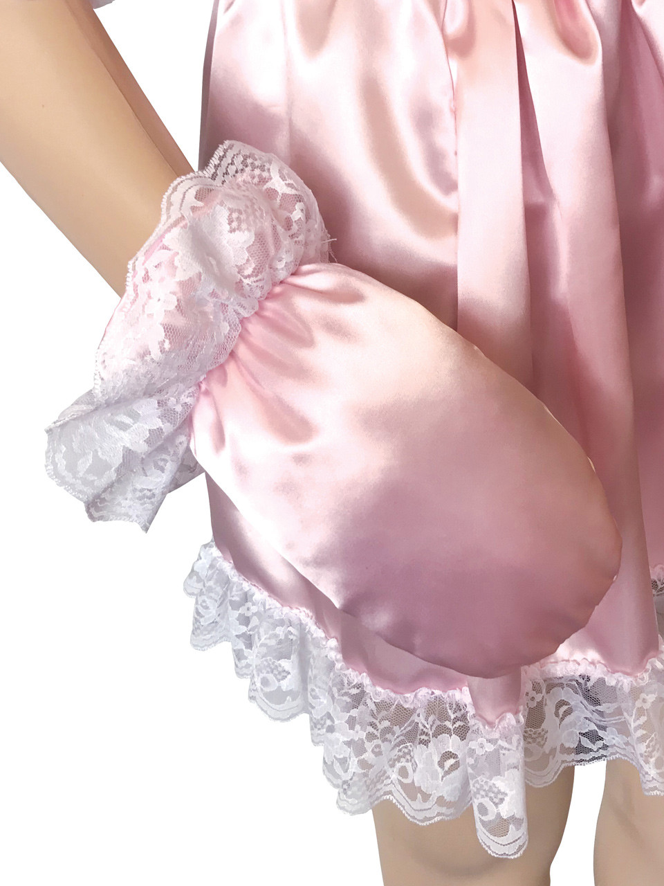 Pink Satin Sissy Dress